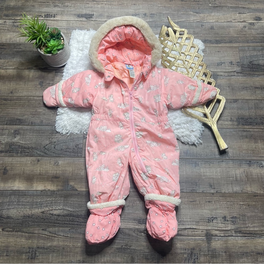 Vintage Lullaby Club Bear Snowsuit